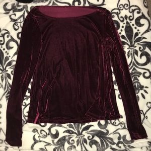 Velvet top